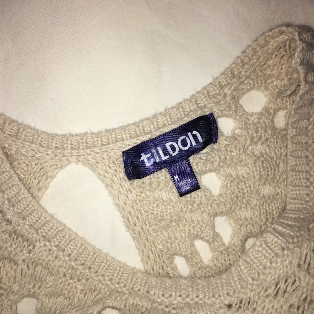 Beige Crochet Tank - Picture 5 of 5